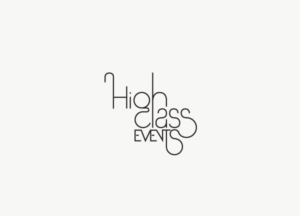High Class Events #type #lines #logo