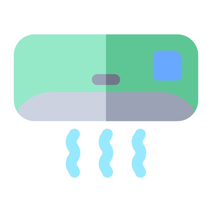 See more icon inspiration related to air conditioning, air conditioner, electronics, heating, refreshing, machine and technology on Flaticon.