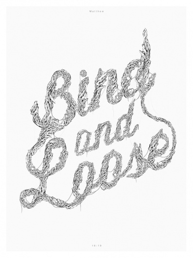 Bind & Loose on the Behance Network #mark #loose #years #john #resolution #and #herskind #bind #new