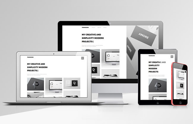Thomsoon – Free Responsive PSD and HTML5 Portfolio Theme