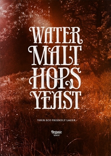 Water, malt, hops and yeast | Coffee made me do it #malt #water #coffeemademedoit #typography