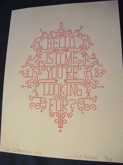 hello.jpg (JPEG Image, 545×727 pixels) #flourish #line #monospace #hello #typography