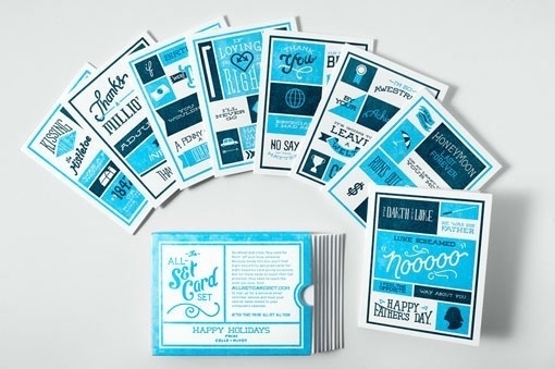 design work life » Colle + McVoy All-Set Card Set #holidays #happy #cards