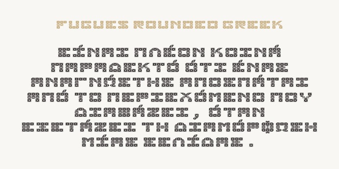 Fugues typeface (font) designed by Thoma Kikis. Teknike.com - #fugues #typeface #font #kikis #thomakikis #stencil #solid #sans #capitals #caps #lettering #greek #latin #teknike