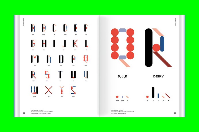 This is the first book to combine the similarities and components of Hebrew and Latin script based on years of research and experimentation!

CONTENT
— Inspiring visual representations of Latin and Hebrew letters.
— Methods and rules enabling a rhizomatic exploration of experimental typography.
— The project received the New York's TDC awards.

ABOUT
Kobi Franco is a Tel Aviv based designer, researcher, curator, and the Head of the Master's in Design Program at Shenkar College in Tel Aviv. He owns a leading studio specializing in design for culture and art. His work has been exhibited in a variety of exhibitions in Israel and around the world. The book Molecular Typography Laboratory is the result of five years of research in experimental typography. The project has been showcased in several exhibitions and has received numerous awards, including Typographic Excellence from New York's Type Directors Club. 


Publisher: Slanted Publishers
Author, Editor, Concept: Kobi Franco
Design: Kobi Franco
Release: January 2025
Format: 21 × 27 cm
Volume: 224 pages
Language: English, Hebrew
Printing: Offset printing with spot colors, NINO Druck
Bookbinding: Open thread-stitching with black thread, dust jacket
Paper: Munken Print White 1.5 115 g/sm (Inside), 300 g/sm (cover)
ISBN: 978-3-948440-79-4
Price: € 42.–