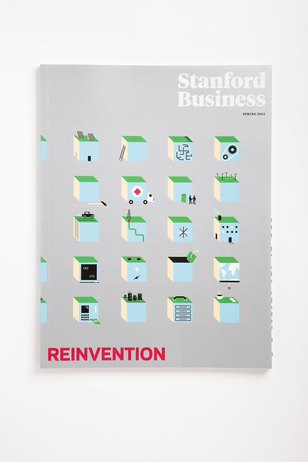 Stanford Business. Art Direction: Luke Hayman and Shigeto Akiyama, Pentagram. Design: Oliver Munday #book #cover #pentagram #oliver #spot il