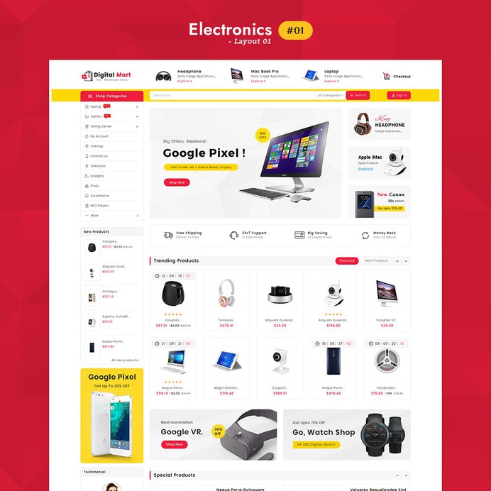 #Electronics #DigitalMart #Multipurpose #Mega Store – #Prestashop #Responsive #Theme | #TemplateTrip #eCommerce #Website #Design #Template