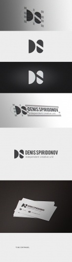 DENIS SPIRIDONOV Self branding on the Behance Network #logo #selfbranding