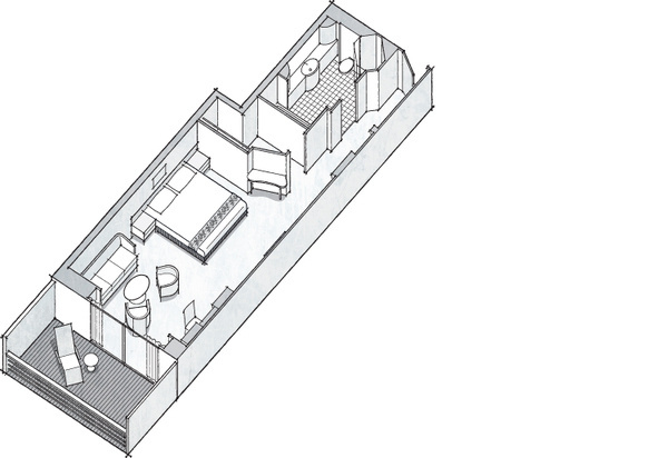Conde Nast Traveler #isometric #vector #plan #floor #illustration #architecture #exterior