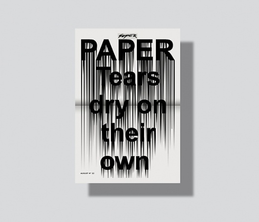 Bureau Mirko Borsche #own #their #on #dry #poster #paper #tears