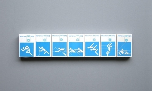 Otl Aicher 1972 Munich Olympics - Lighters Matchbooks and Matchboxes #otl #1972 #aicher #olympics #munich