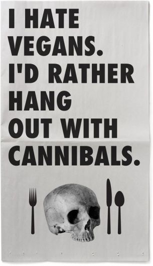 General Projects -- Miscellaneous #vegan #hater #poster