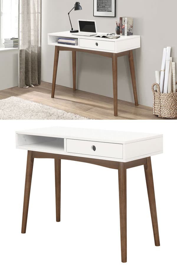 Bradenton White Computer Desk - Browse Ideas | GoodStuffUP