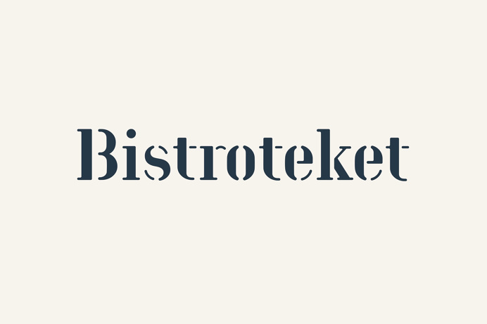 bistroteket logo logotype branding brand visual identity corporate design restaurant stockholm by 25AH inspiration www.mindsparklemag.com