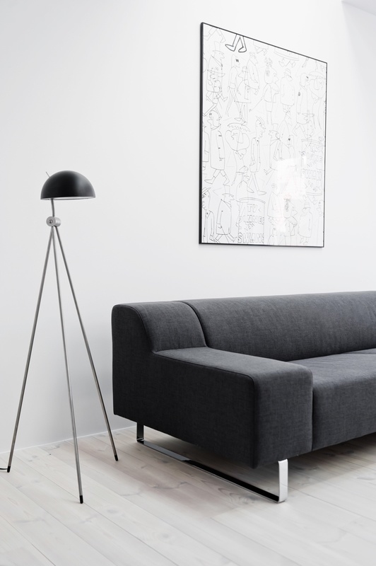 Гостинная. Квартира в "Dolina Słońca" Лофт Щецин. Фотографии Каролины Бек. #livingroom #minimalist