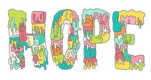 HOPE #vector #lettering #illustration #type #hand #typography