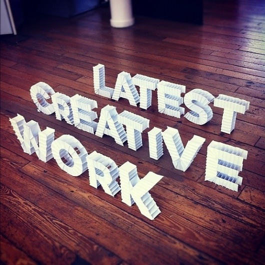 Crafted Art / 'Latest Creative Work', Pierre-Antoine Gilles & Mike Greer @EuroRSCGLondon #type #craft