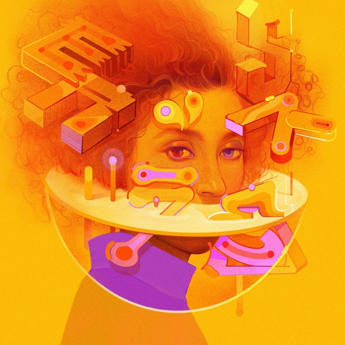 Illustrator & Fine Artist - 'Fire'