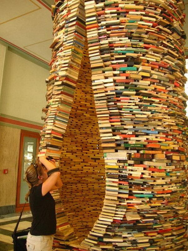 20 Cool Book Sculptures for Inspiration #sculptures #book #art