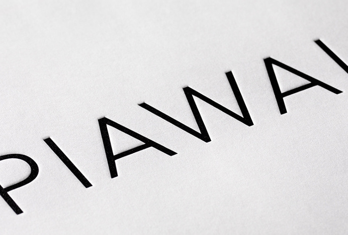 Pia Wallén by The Studio #logo #print #embossed