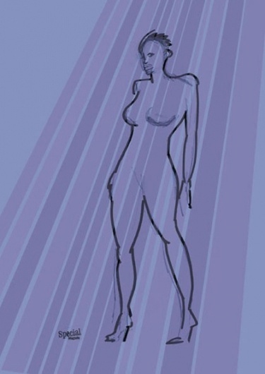 Specialmagazin #illustration #nude #woman #pattern #character