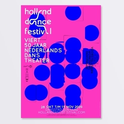 Holland Dance Festival 2009 on the Behance Network #silo #dance #poster