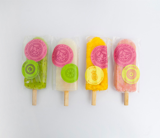 Ice Cream, Michoacana, Packaging, Fruit, Sticker, Stickers, Colors, Vibrant, Popsicle, Frozen