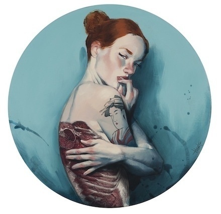 Exhibition VENUS Madrid Spain on the Behance Network #illustration