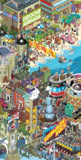 Graphic Design and Web Design Network - Kai Vermehr, Steffen Sauerteig and Svend Smital are eBoy #illustrations