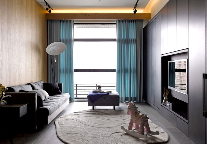 Elegant Living Space Located in Taipe - home decor, #decor, interior design, decorating ideas