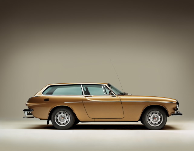 volvo, shootingbrake, gold,