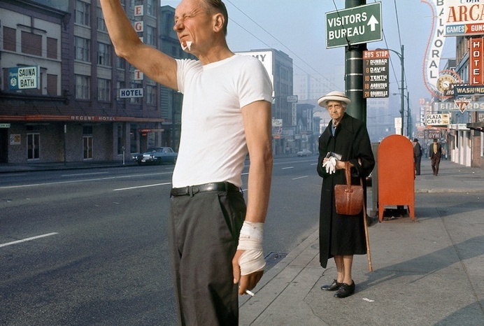 Man with Bandage #35mm #leica #FredHerzo, #analog #filmphotography #lfi