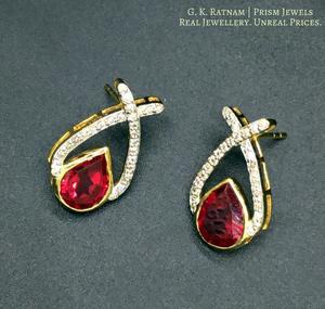 Tops / Studs - gold diamond polki kundan meena jadau jewellery