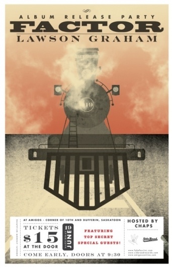 Andrew McAlpine ///// Graphic Design //////// #train #illustration #factor #poster