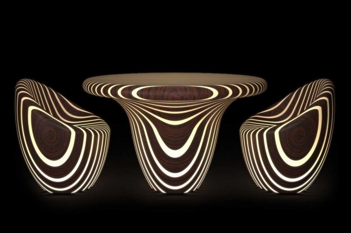 Bright Wood Collection fascinating collection of tables, seats and lamps by Giancarlo Zema - www.homeworlddesign. com (4) #furniture #design