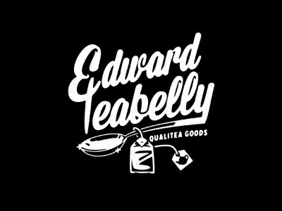 Qualitea Goods #spoon #cursive #class #vintage #tea #type #hand #typography