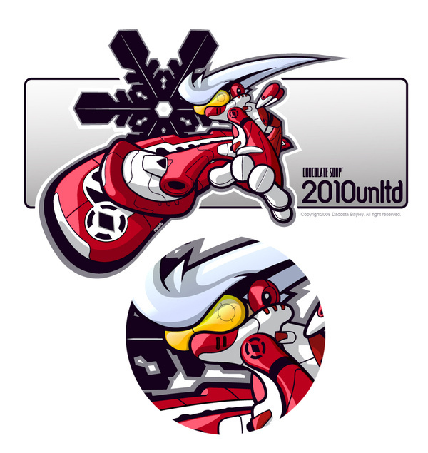2010Unltd. BloodSweatVector #vector #design #illustration #mecha #art #character