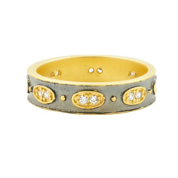 Wide Stack Ring – Freida Rothman | Price: $95.00 | Product details @ https://bit.ly/2zupwZd. Buy now! #Rings #Jewelry #Fashion #FreidaRothman #NYC #NewYork #Brooklyn