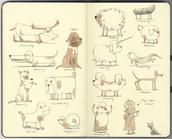 Mattias Inks #sketches #dogs #illustration #cute #doodles #character