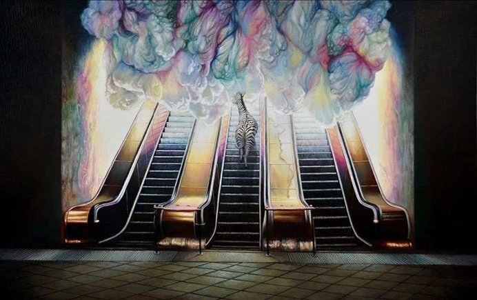 Surreal and Psychedelic Oil Paintings of Shang Chengxiang
