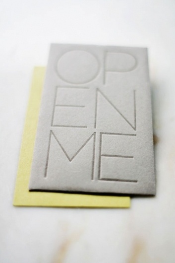 design work life » cataloging inspiration daily #type #envelope #stationary #typography