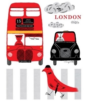 Wayne Pate #london #retro #screenprinting #poster