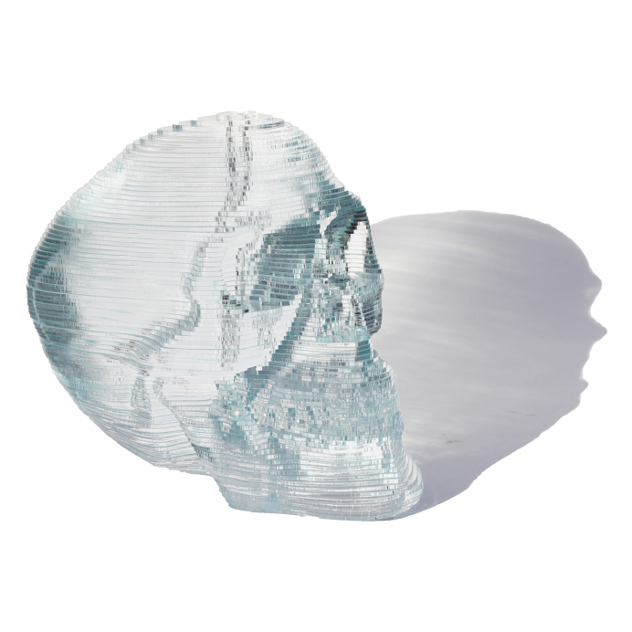 #skull #lasercut #contour #crosssection #acrylic