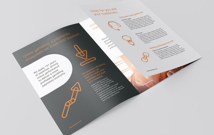 emerchantpay. Brochure design and brand identity created by Southampton design agency Faculty Creative. #brochure #6pp