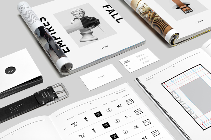 Upton Belts by Wedge and lever. #Branding