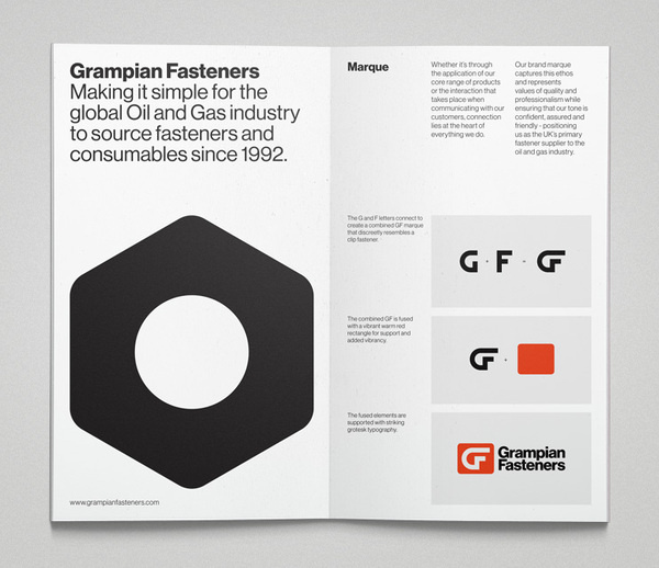 Grampian Fasteners Colin Bennett #print #identity