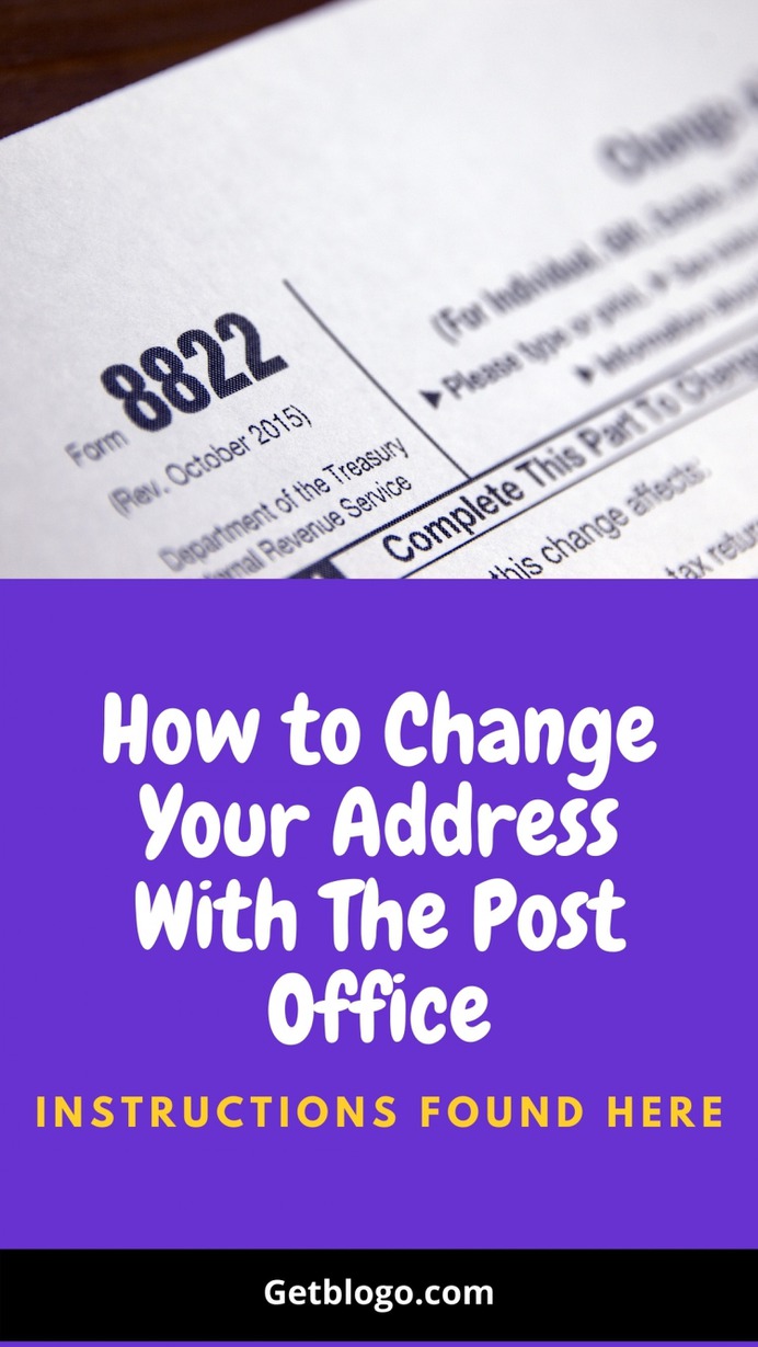 How to Change Your Address With The Post Office Infographic