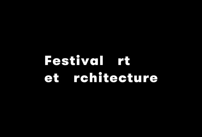 Festival art et architecture by Samuel Larocque #logo #logotype #typography