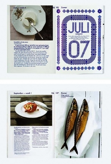 Vis en Vega : Studio Laucke Siebein #halftone #layout #cookbook