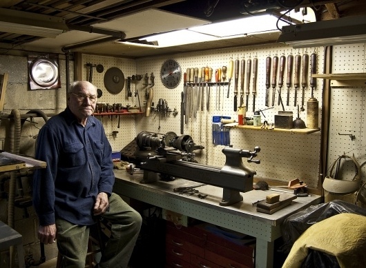 All sizes | Basement5 | Flickr - Photo Sharing! #grandfather #garage #workshop #industrial #stools #carpenter